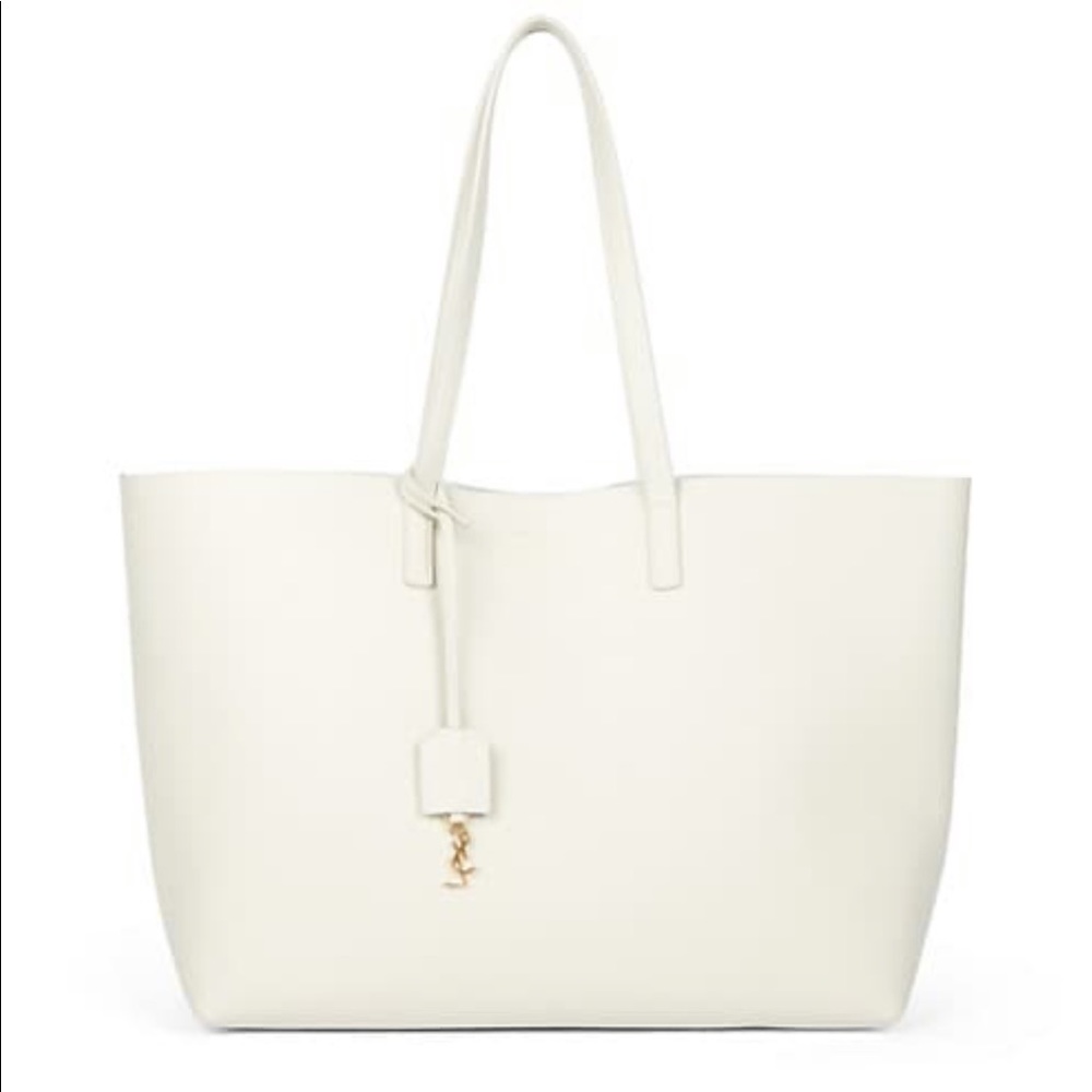 Saint Laurent Large Leather Shopper